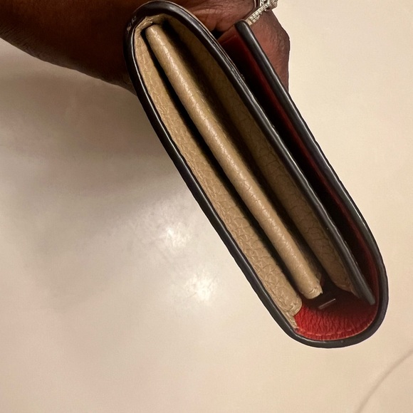 Celine Large Flap Continental Long Double Snap Trifold Wallet Grained Calfskin - Picture 9 of 9